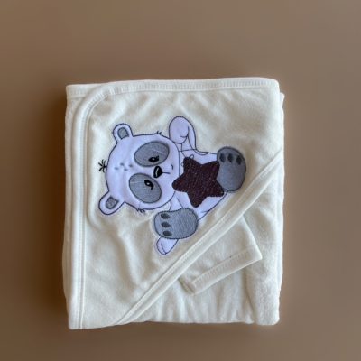 Рушник молочний Панда stars 90х86