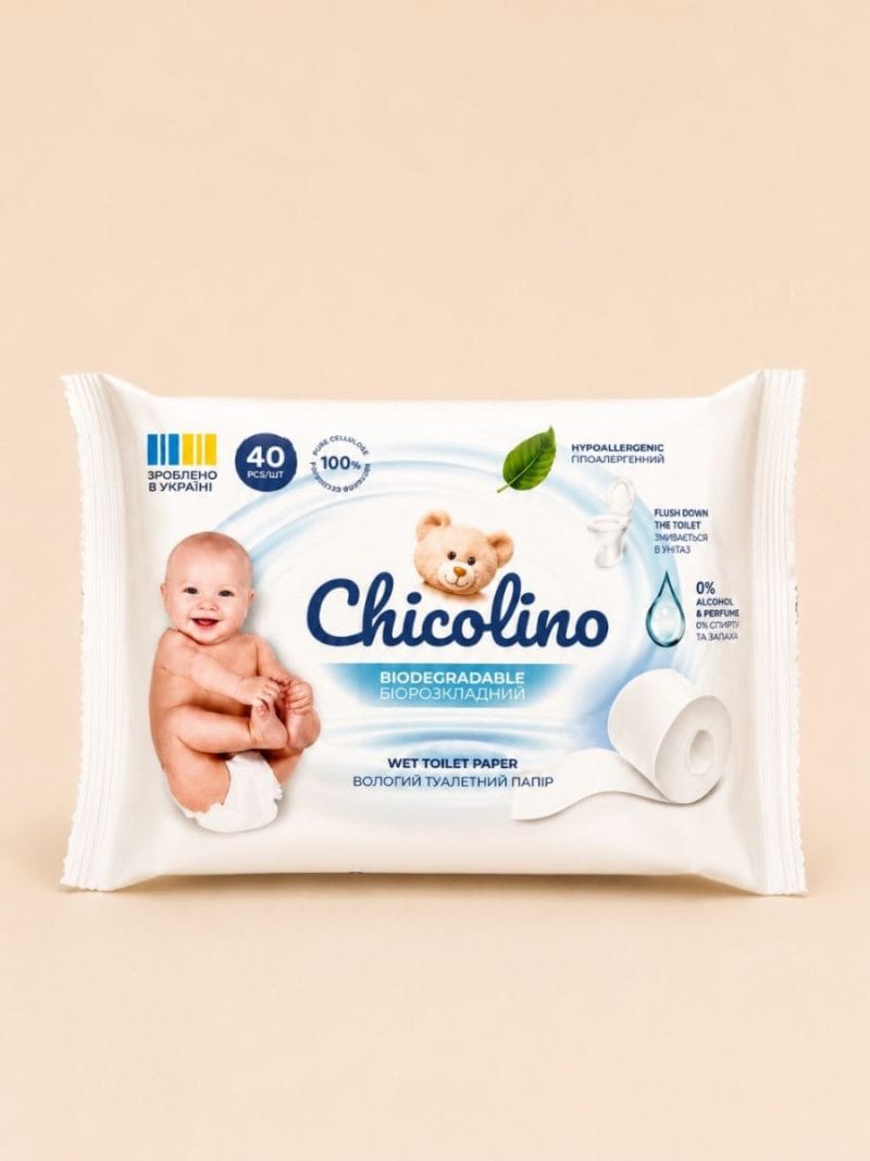Туалетний папір вологий Chicolino Туалетний папір вологий Chicolino